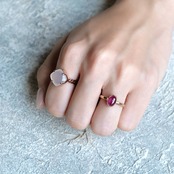 SINGLE STONE NON-ADJUSTABLE RING 082