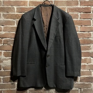 【Caka act3】Christian Dior" Check Pattern Vintage Loose Tailored Jacket