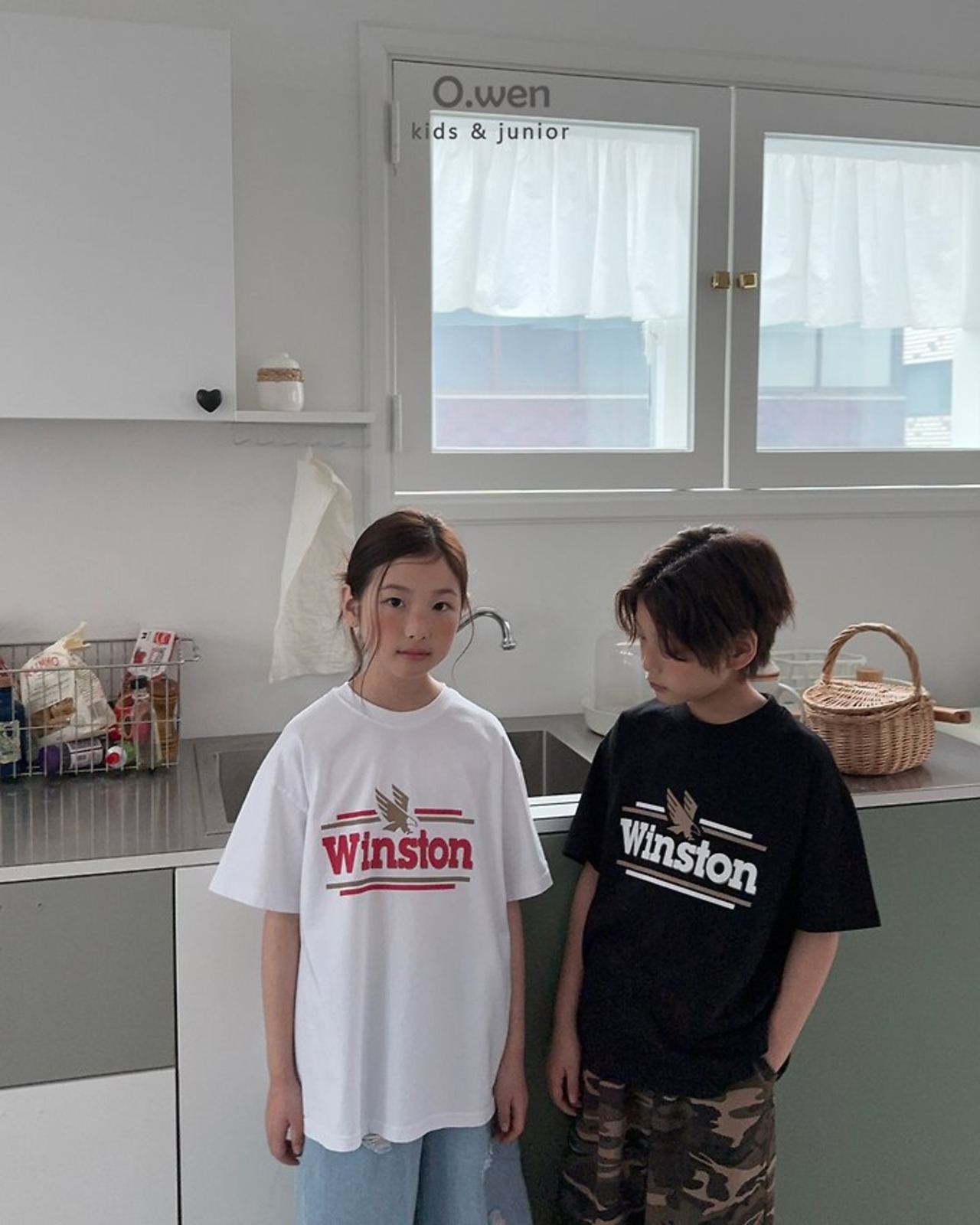 [O.wen] Winston Short sleeve T-shirt / [오웬] 윈스턴반팔티