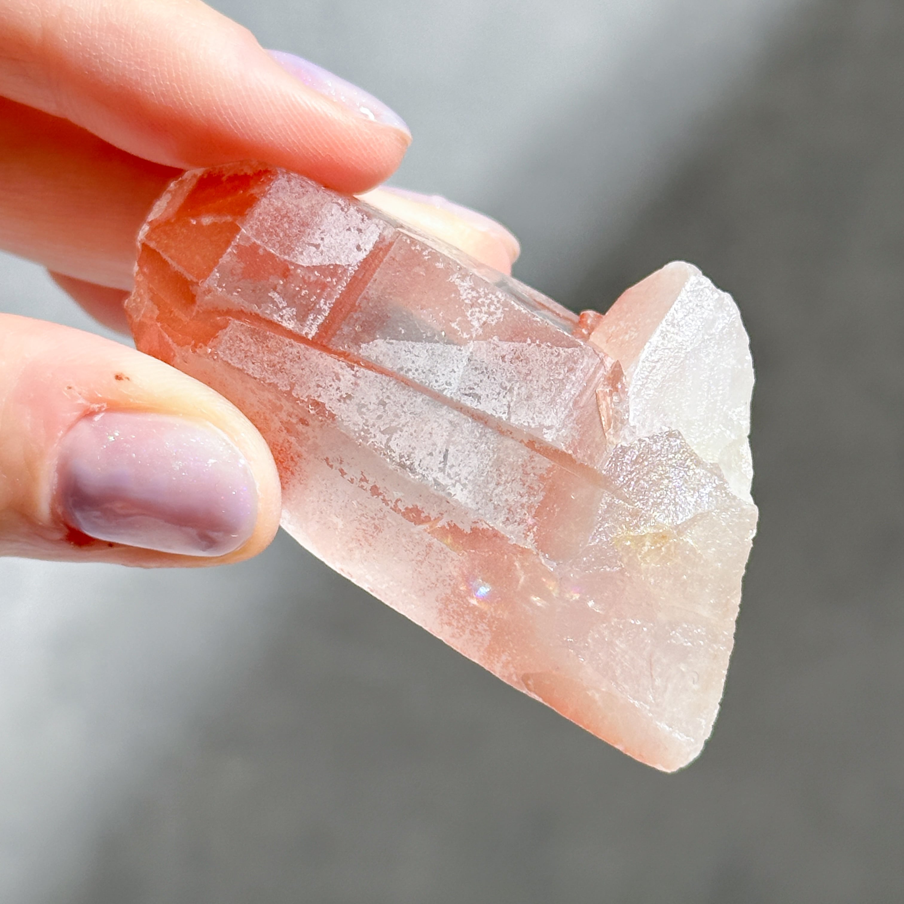 ミナスジェライス産ピンクレムリアン 原石24◇ Pink Lemurian ◇天然石