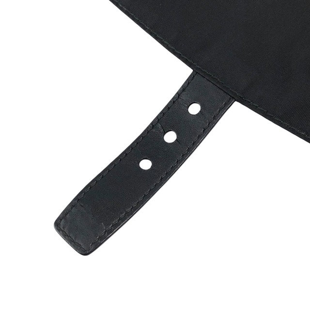 PRADA プラダ ショルダーバッグ ブラック トライアングルロゴ フロントバックル ナイロン サイドポケット vintage ヴィンテージ オールド kvcc4s