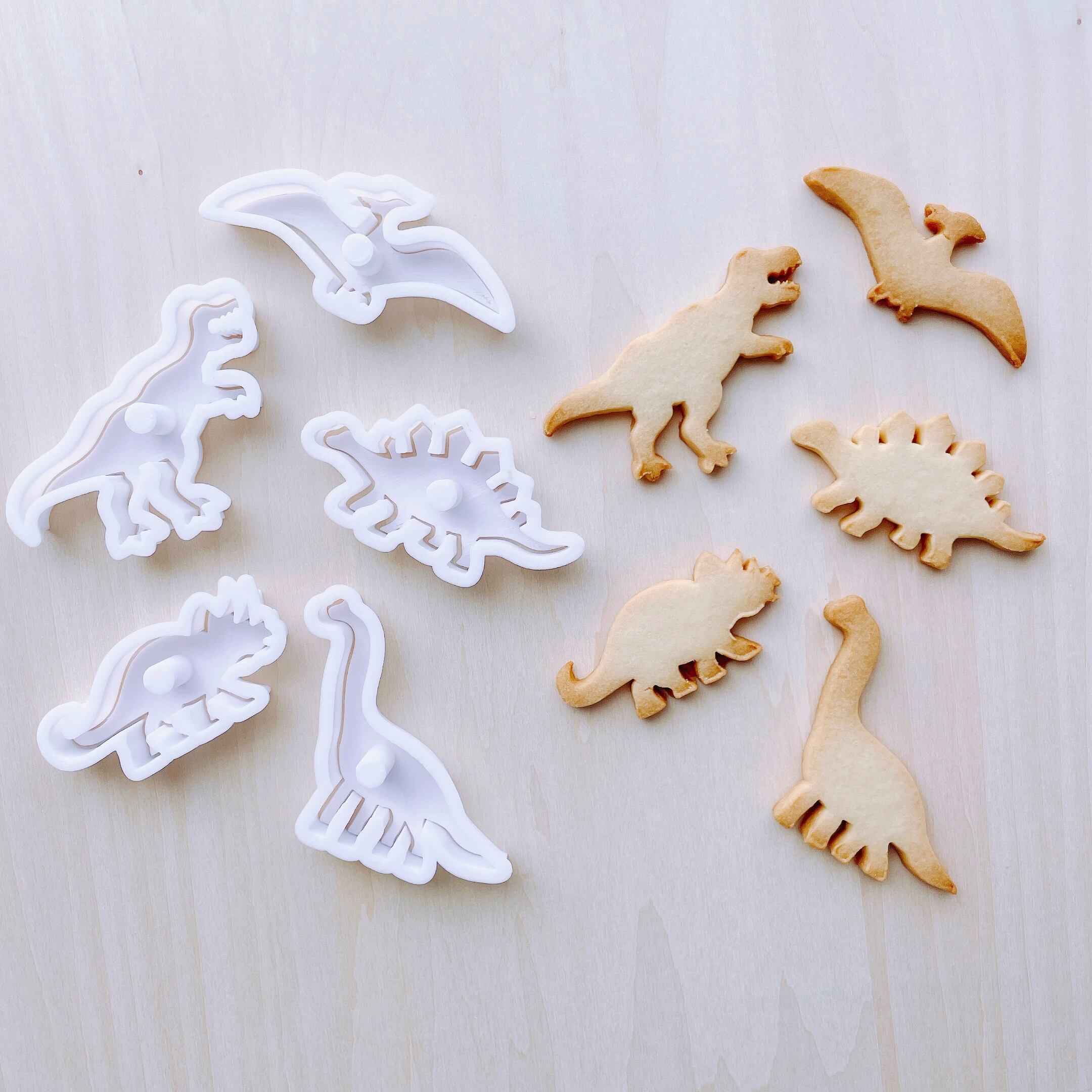 恐竜５種セット Dinosaurs 5types Set クッキー型 Mercredi