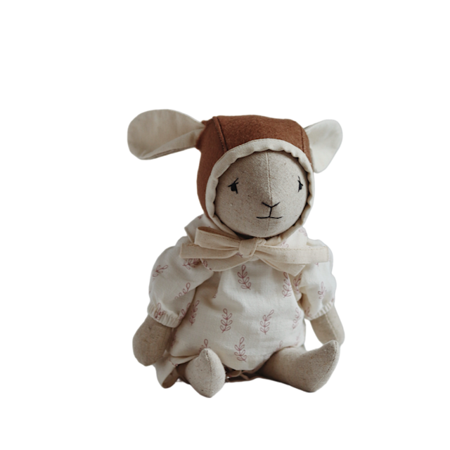 Qubashi / Small Bunny, Pink Leaves Outfit