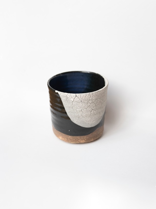 SEYA　POTTERY MINO MER / ONE OF A KIND　BLUE X BROWN X WHITE　PEPT008-A