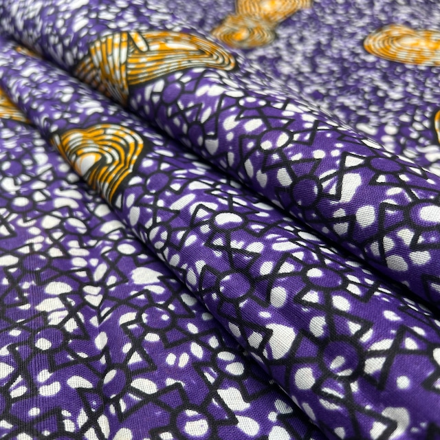 アフリカプリント布(薄手) 24-40 在庫2