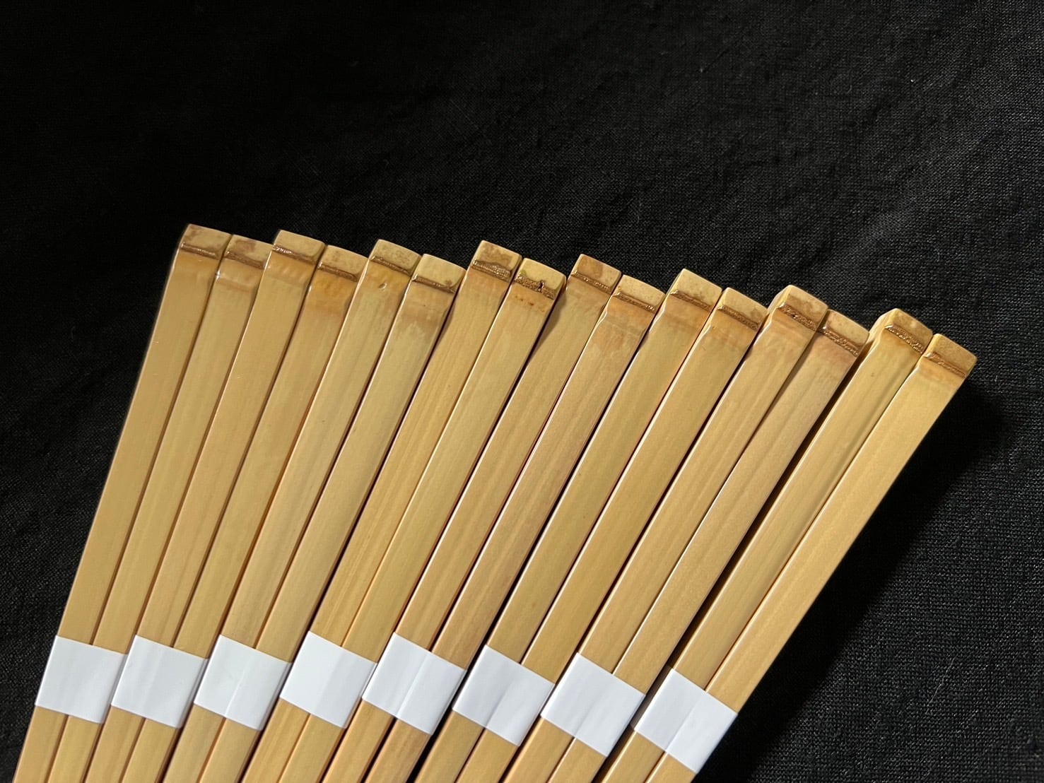 晒白竹角箸節付 23cm | 日々花［ Hibika online ］