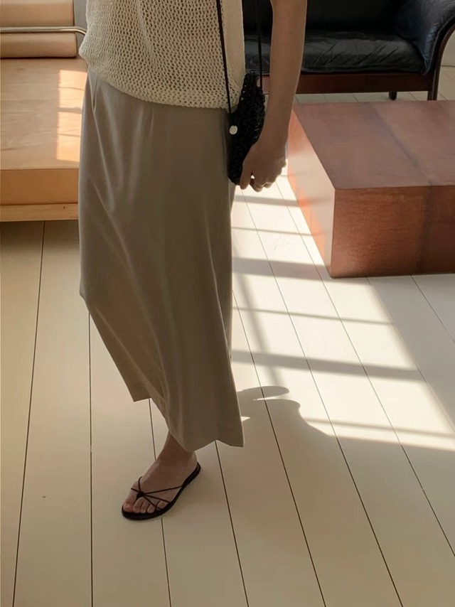 (予約) ounce / Callum maxi skirt 2color
