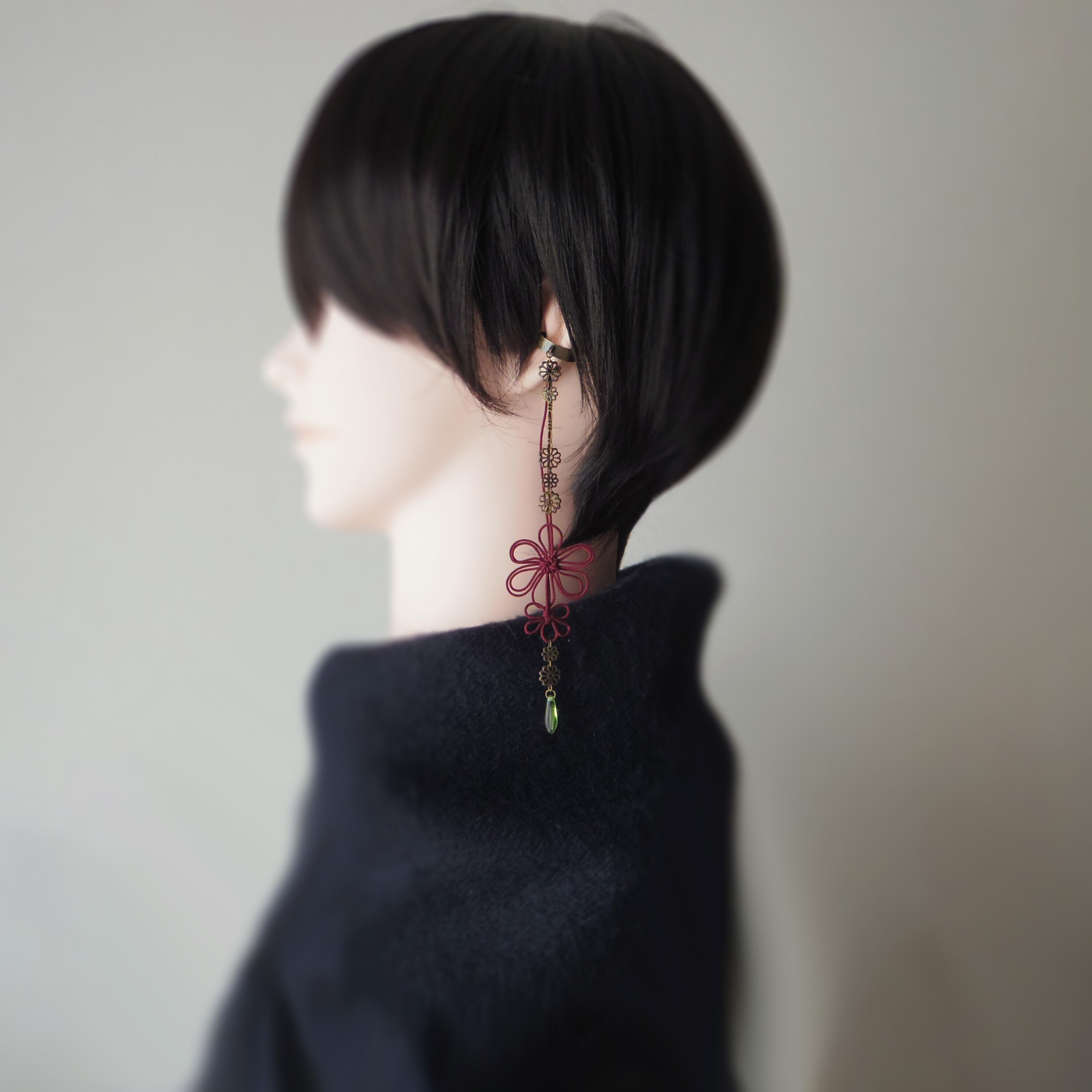 かたっぽイヤーカフ「えみさすいろ」