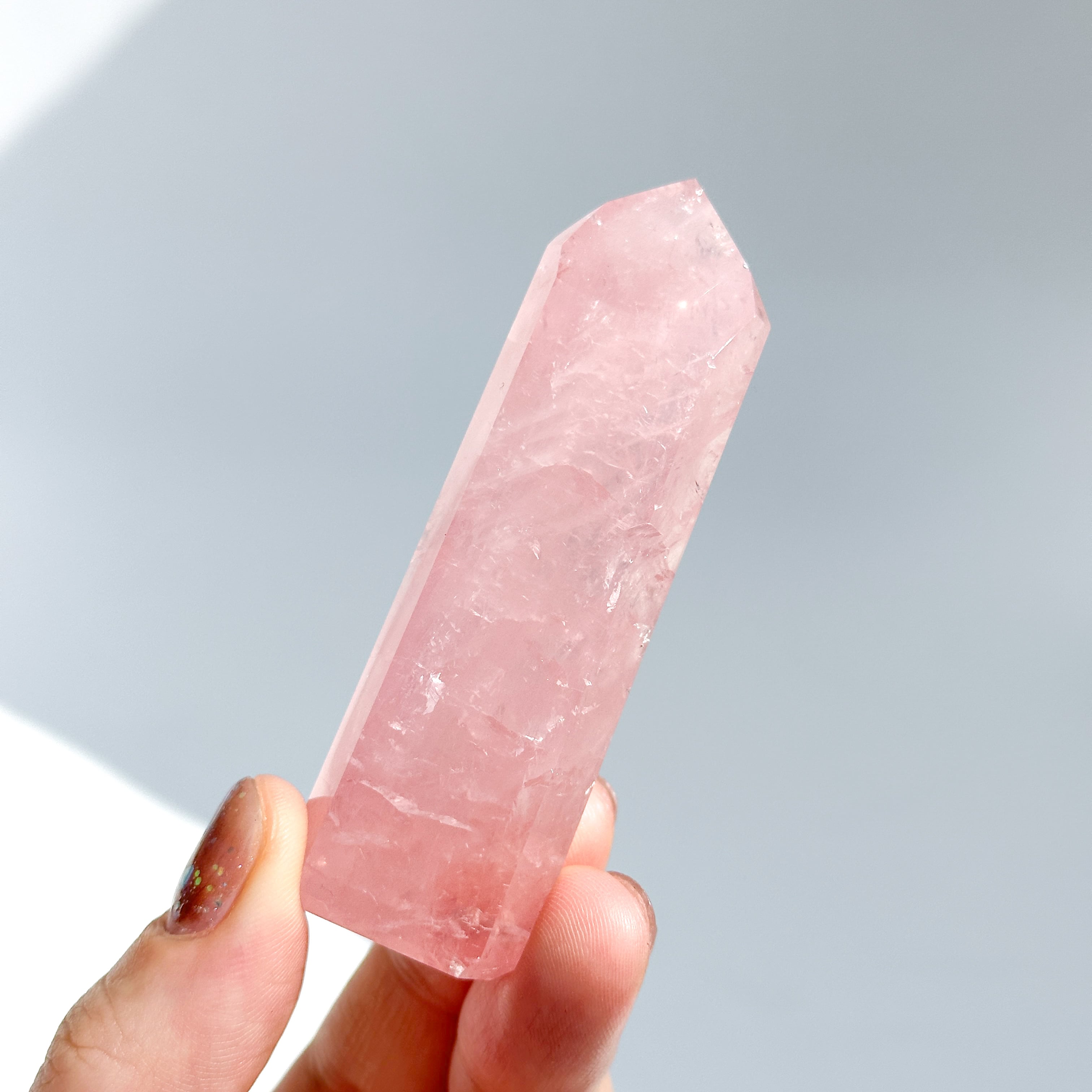 高品質】バイーア産ローズクォーツ タワー11◇ Rose Quartz ◇天然石