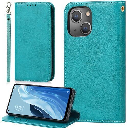 iPhone 15 用 ケース 手帳型 ストラップ アイホン 15 手帳ケース iphone15 フリップケース アイフォン15 スマホケース iphone15ケース アイフォン 15 手帳型 カバー アイフォン15ケース アイホン15 携帯カバー 適用 BonwFzin PU レザー ストラップホール付き マグネット フリップ カード入れ スタンド 落ち着いた色 レトロ ターコイズ 3293