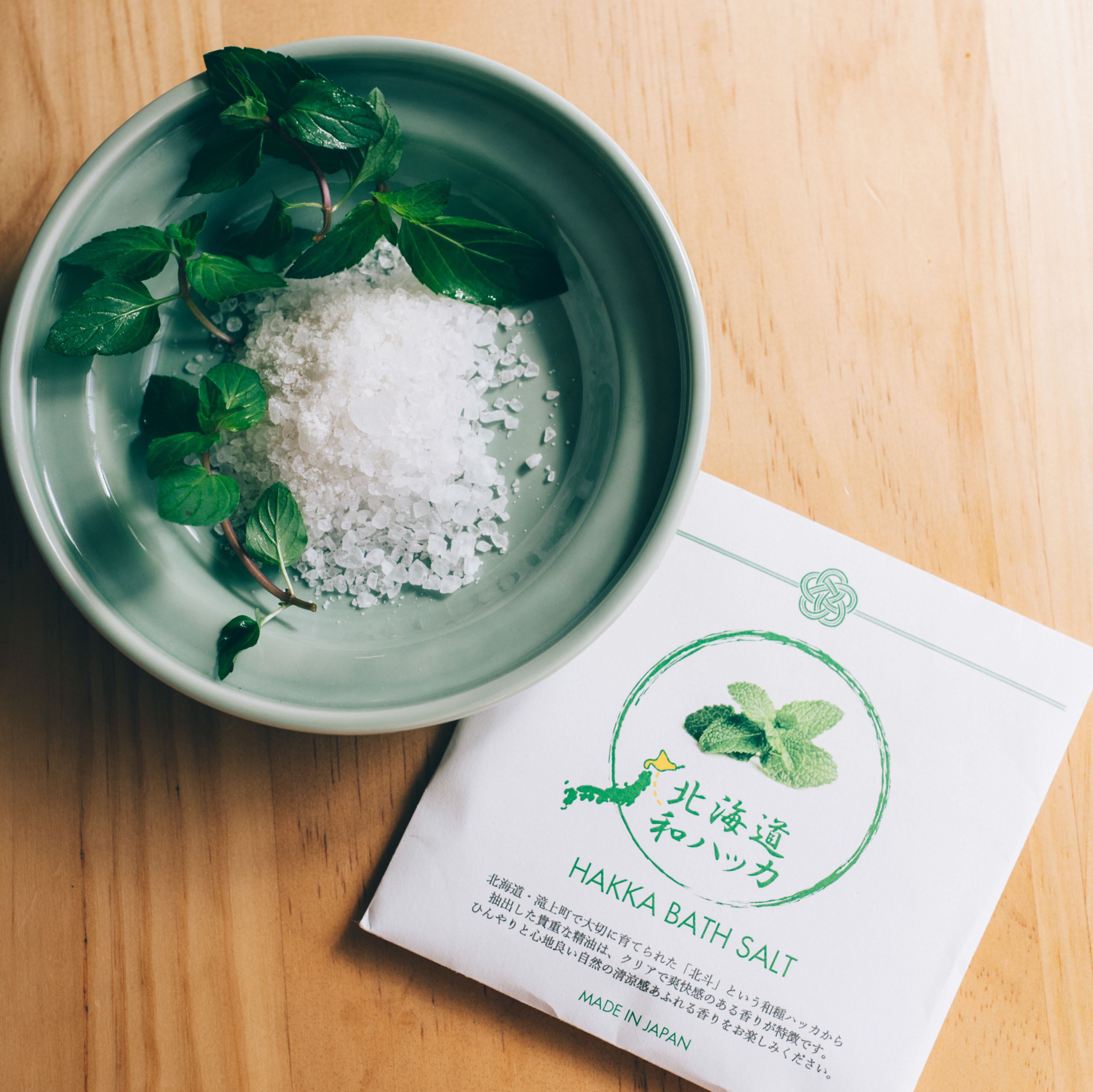 Hario Relaxing 北海道和ハッカ アロマバスソルト ハリオサイエンス公式通販