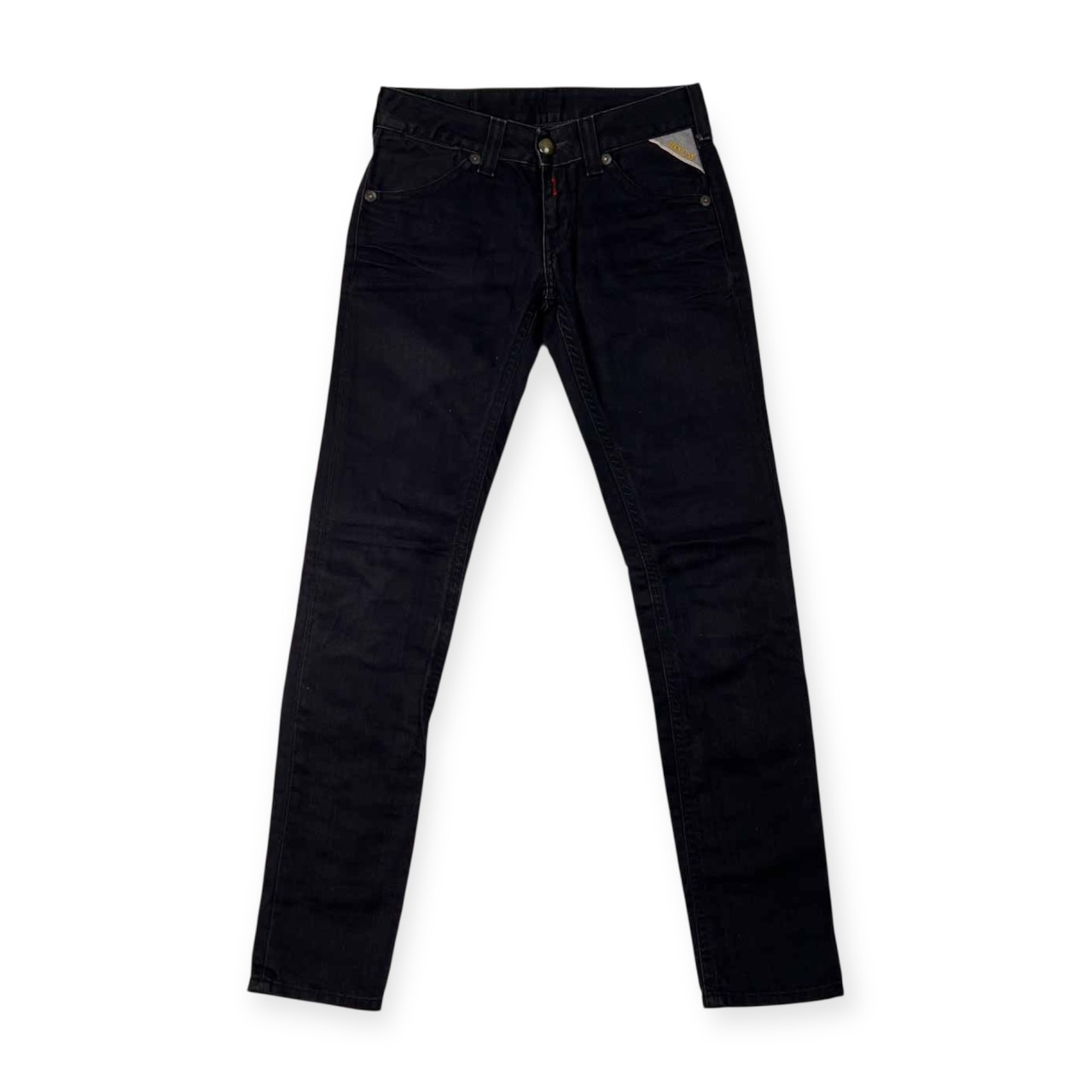 REPLAY リプレイ ブラックデニム スキニー パンツ ボトムス サイズ 26