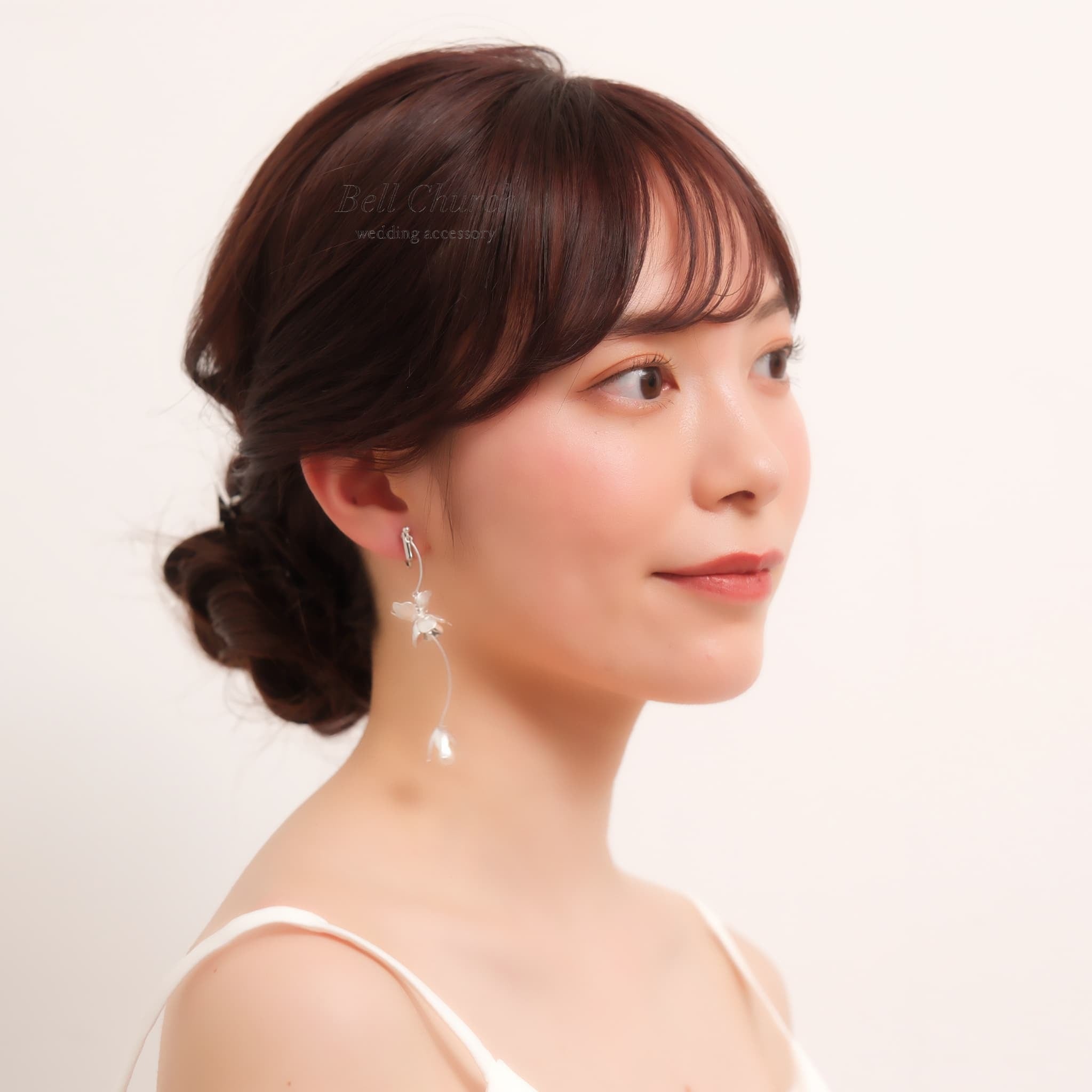 ウェディング ピアス イヤリング｜ニッケルフリー ロングピアス 揺れる