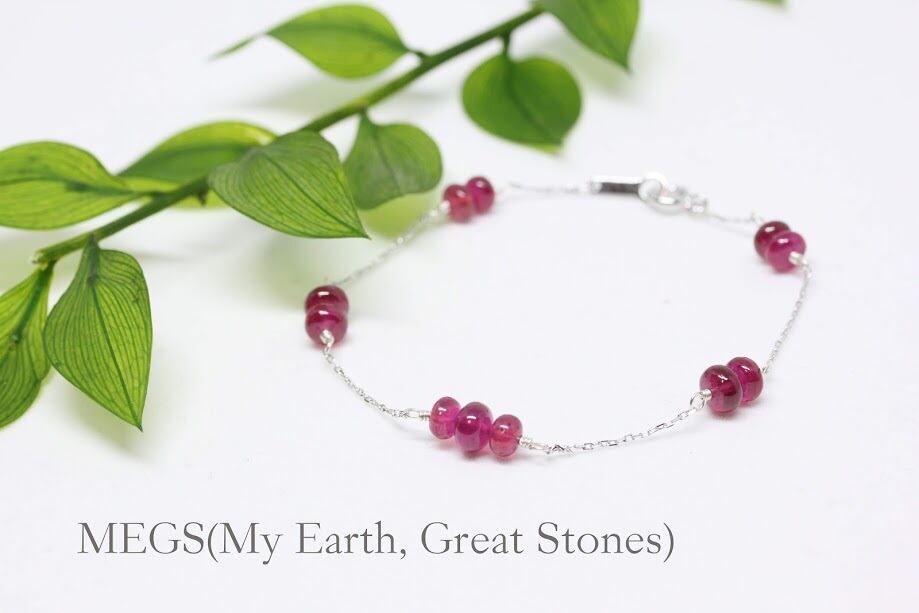 7月誕生石】 Passion『情熱 JONETSU』ブレスレット【ルビー