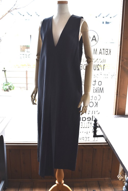 TICCA(ティッカ) 26S/S コットンシルクラミーノースリーブワンピース