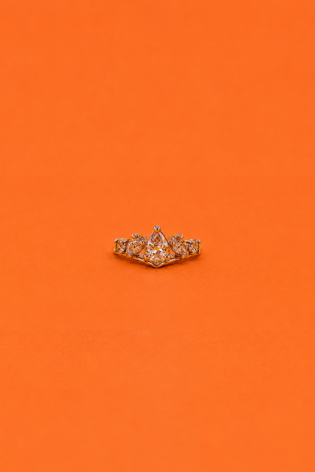 Pink Gold-Plated Ring