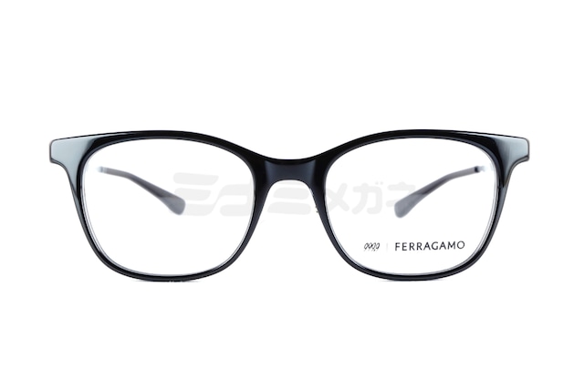 999.9×Ferragamo メガネ SF9024 001 コラボモデル アジアンフィット ウェリントン 眼鏡 オシャレ ブランド フォーナインズ フェラガモ 鯖江 日本製 正規品-2枚目