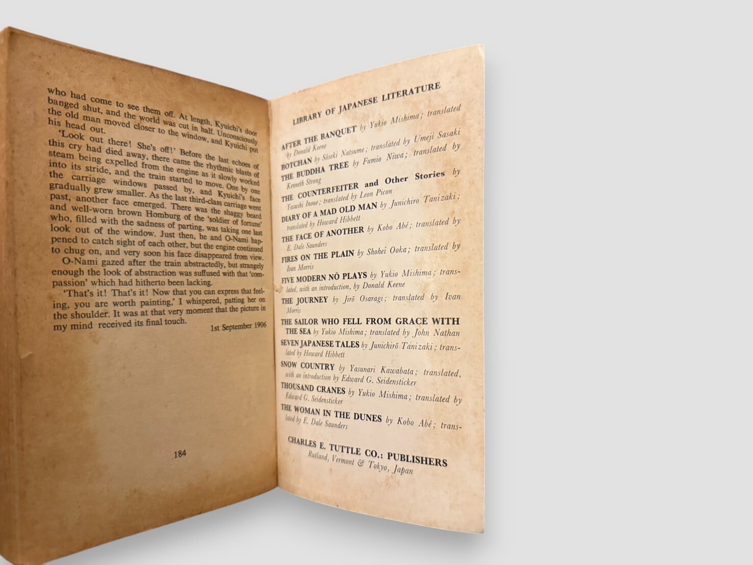 SJ754】【TUTTLE EDITION】The Three-Cornered World(1965) /Soseki