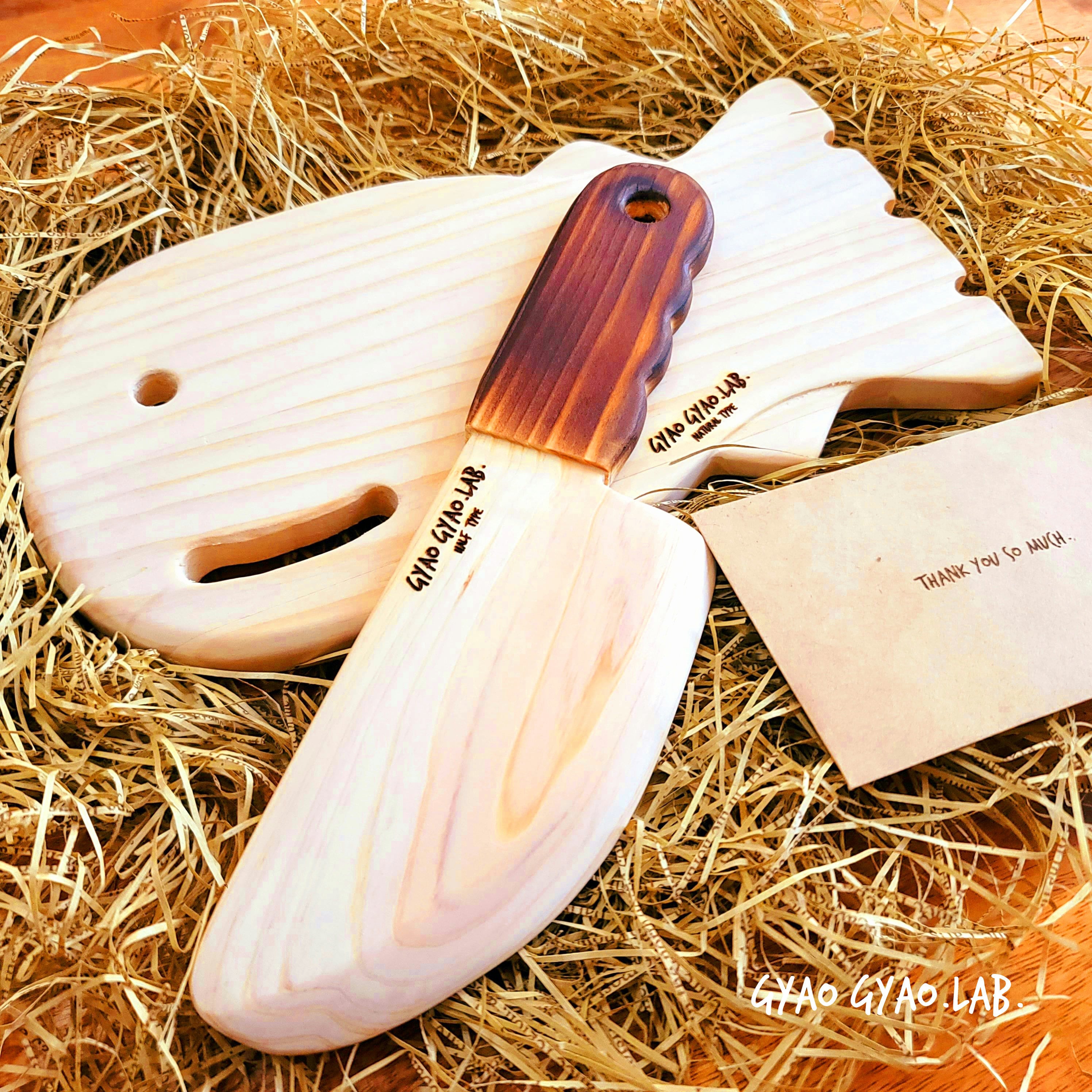 おままごとセット#2-②【まな板、包丁セット】：Half type | Gyao Gyao