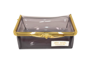 [ＭＩＸ] [JERI MARL] 透明ポーチ 透明ケース 小物入れ (ブラック) 工房 手作り 日本製 エコパッケージ MX-0041-342