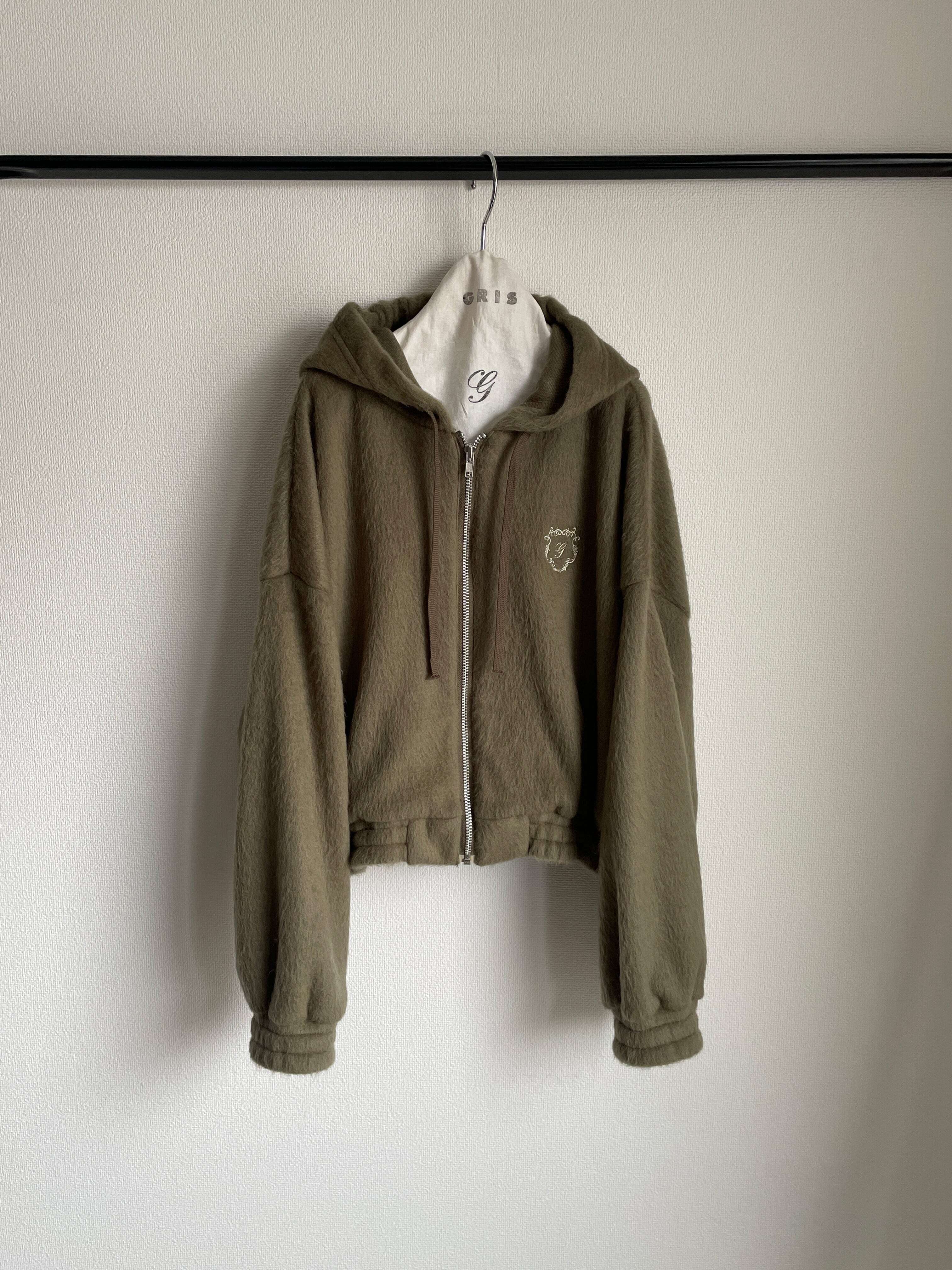 GRIS 25AW 〉 ”Shaggy wide zip fody