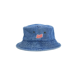 OL"D"-B- DENIM BUCKET HAT [WASHED x WHITE]