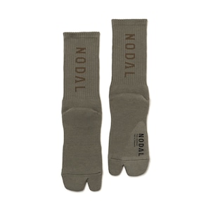 NODAL Logo Socks (Khaki × Olive)