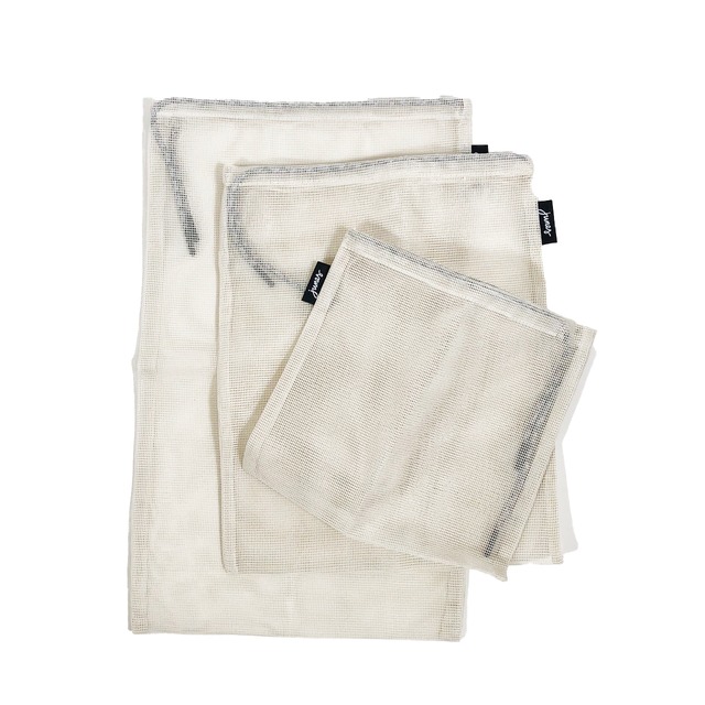 JUNES Bio-Knit　The Carry All：Ivory