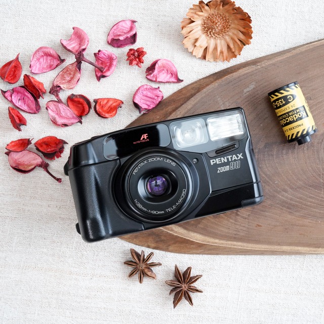 【完動美品】フィルムカメラ Pentax Zoom 90