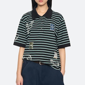 SEA NY　WINSLOW CRAFT POLO SHIRT　BLACK
