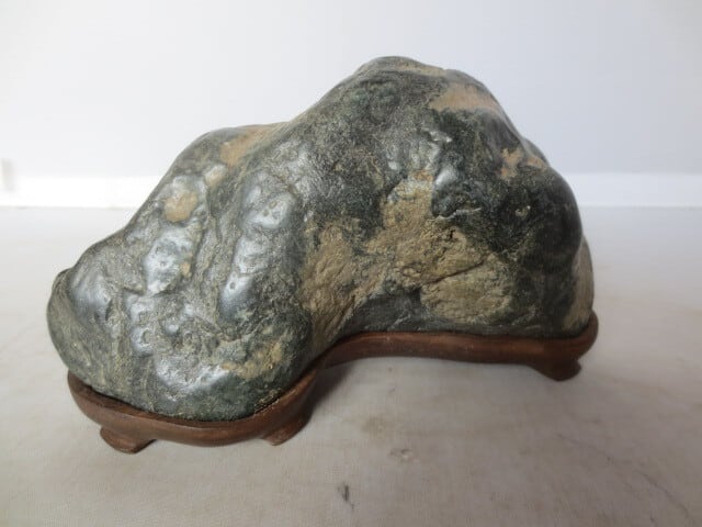 水石・鑑賞石 ☆ 瀬田川石 虎石 №233 ☆ 形状良好、石肌模様美。