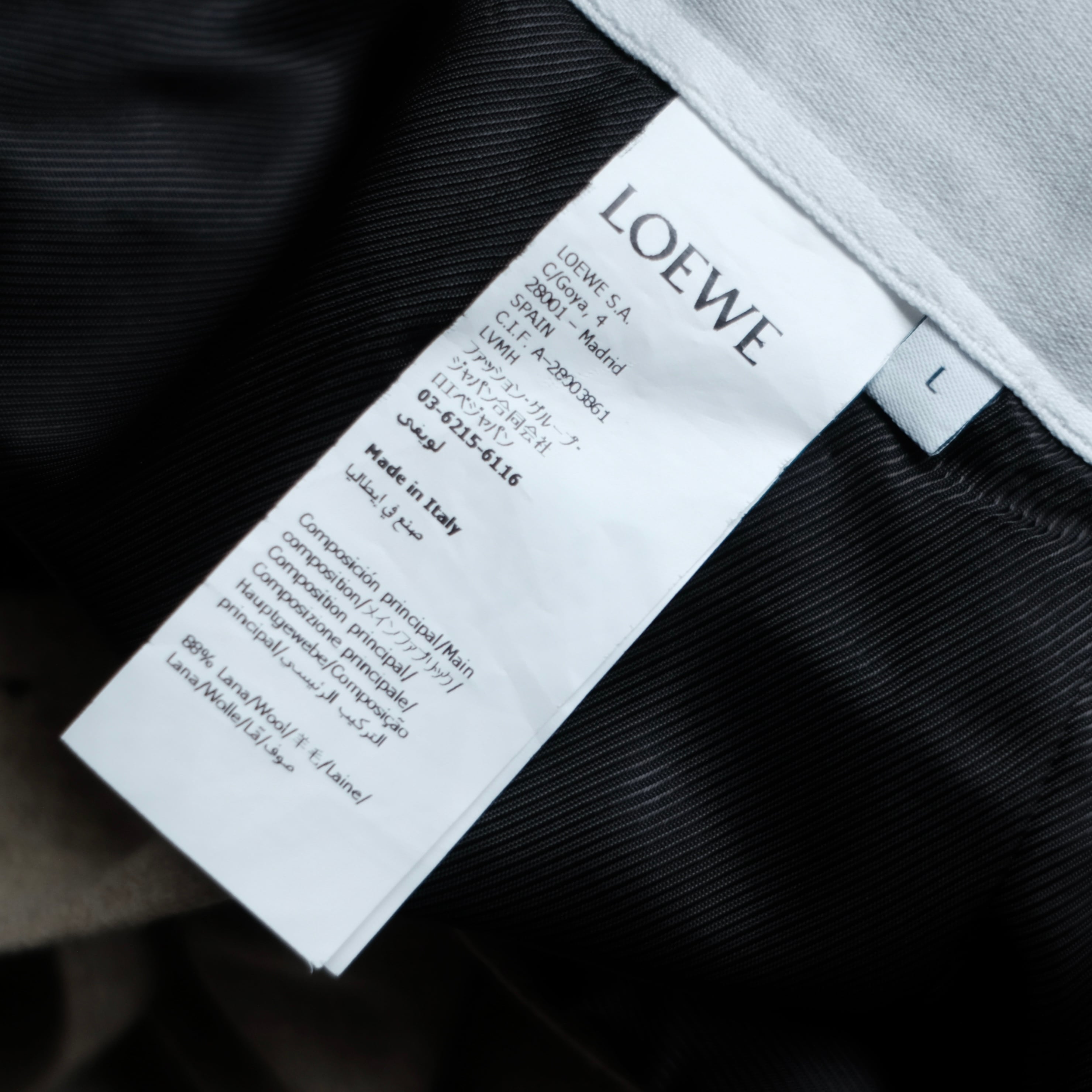 LOEWE WOOL/CASHMERE EASY SLACKS | safarionline