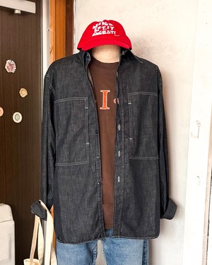 【SANCA UNISEX】DENIM ARMY SHIRTS