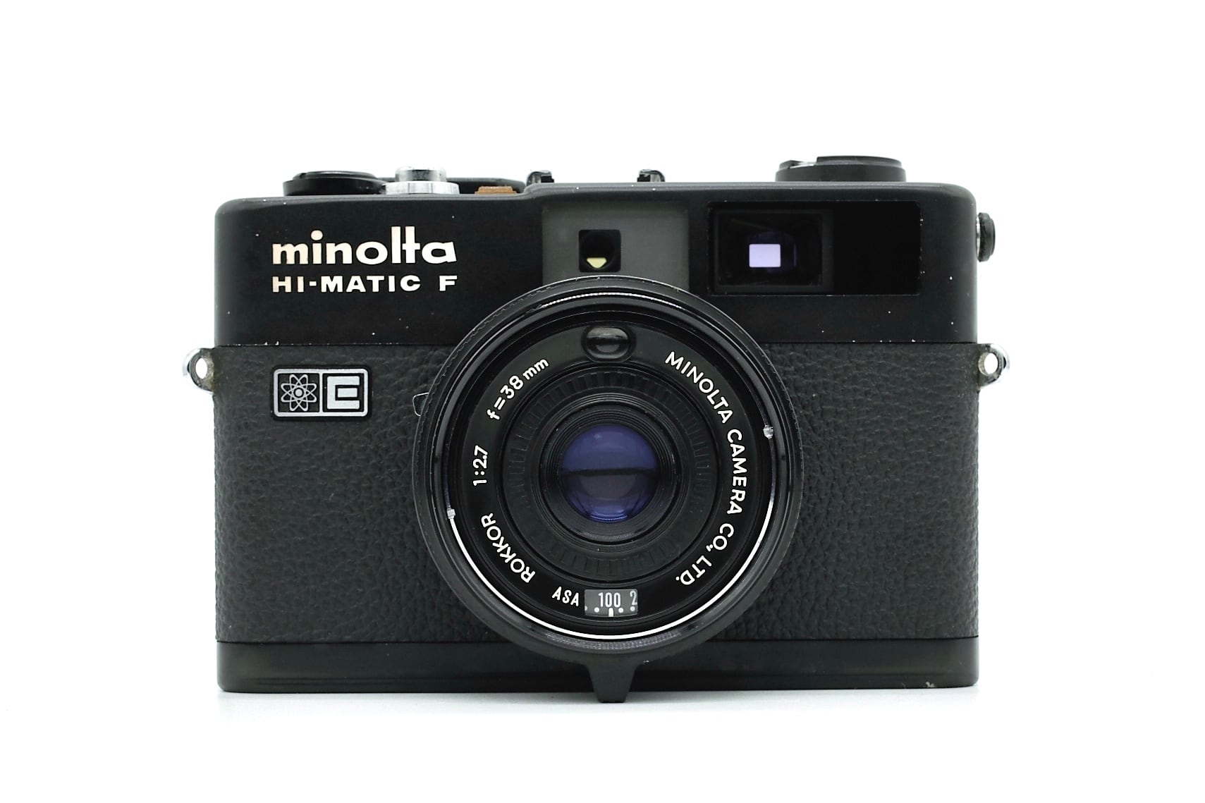 minolta HI-MATIC-F ミノルタ フィルムカメラ フラッシュ付