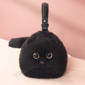 闇黒子猫　Lサイズ〜魔女の使い魔バッグ〜M23580