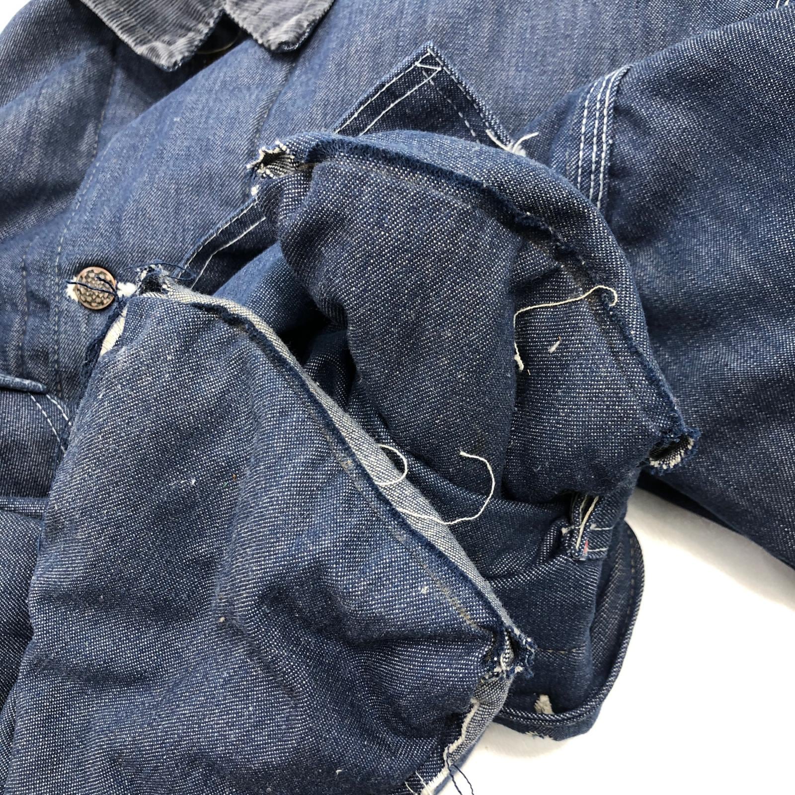 70年代 BLANKET COVERALL カバーオール ブランケット付き デニム