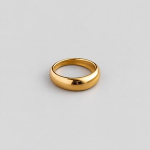 316L simple plump ring  #r30
