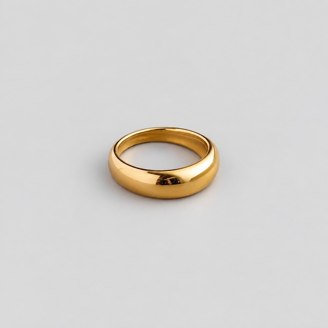 316L simple plump ring  #r30