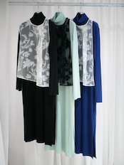 25aw 受注アイテム : RITSUKO KARITA - Airframe dress〔rich〕Dusty Sage