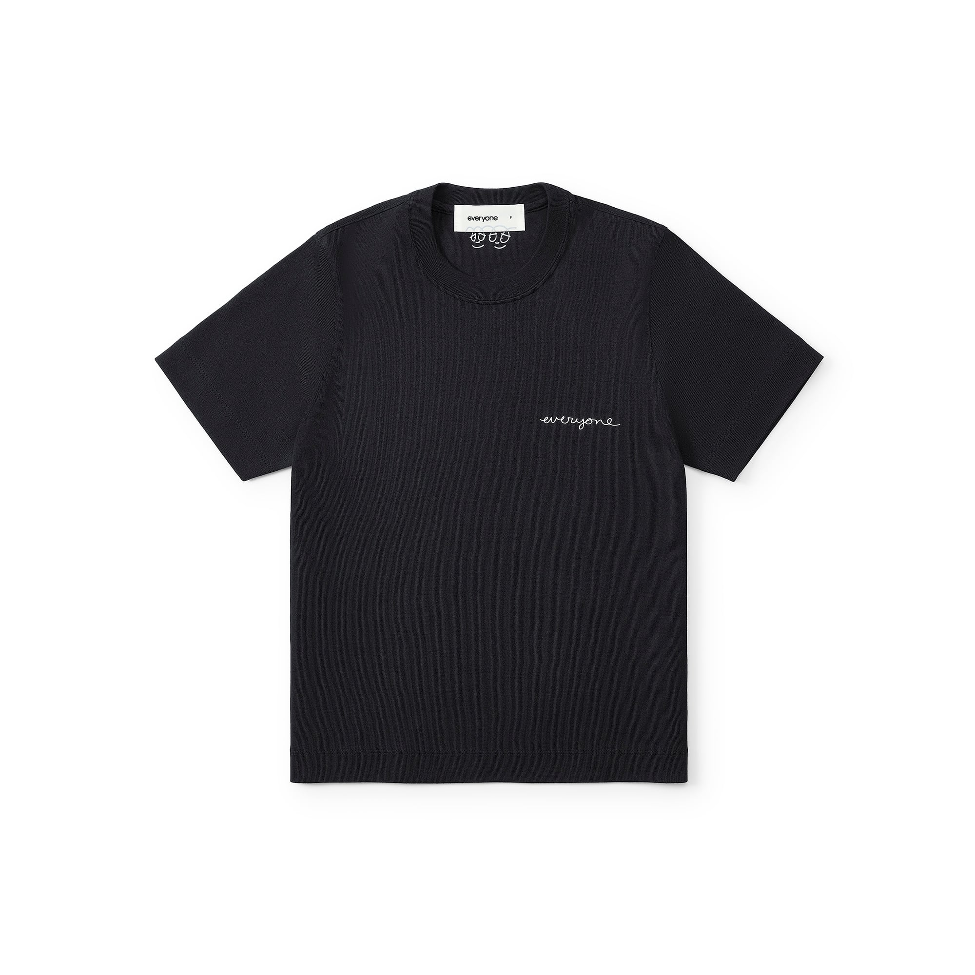 everyone j.30000 rooftop logo tee shirt (BLACK) | everyone