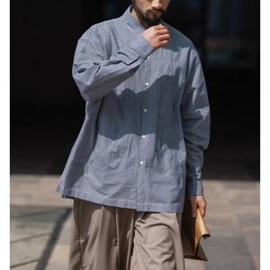 Striped big pocket shirt 1512