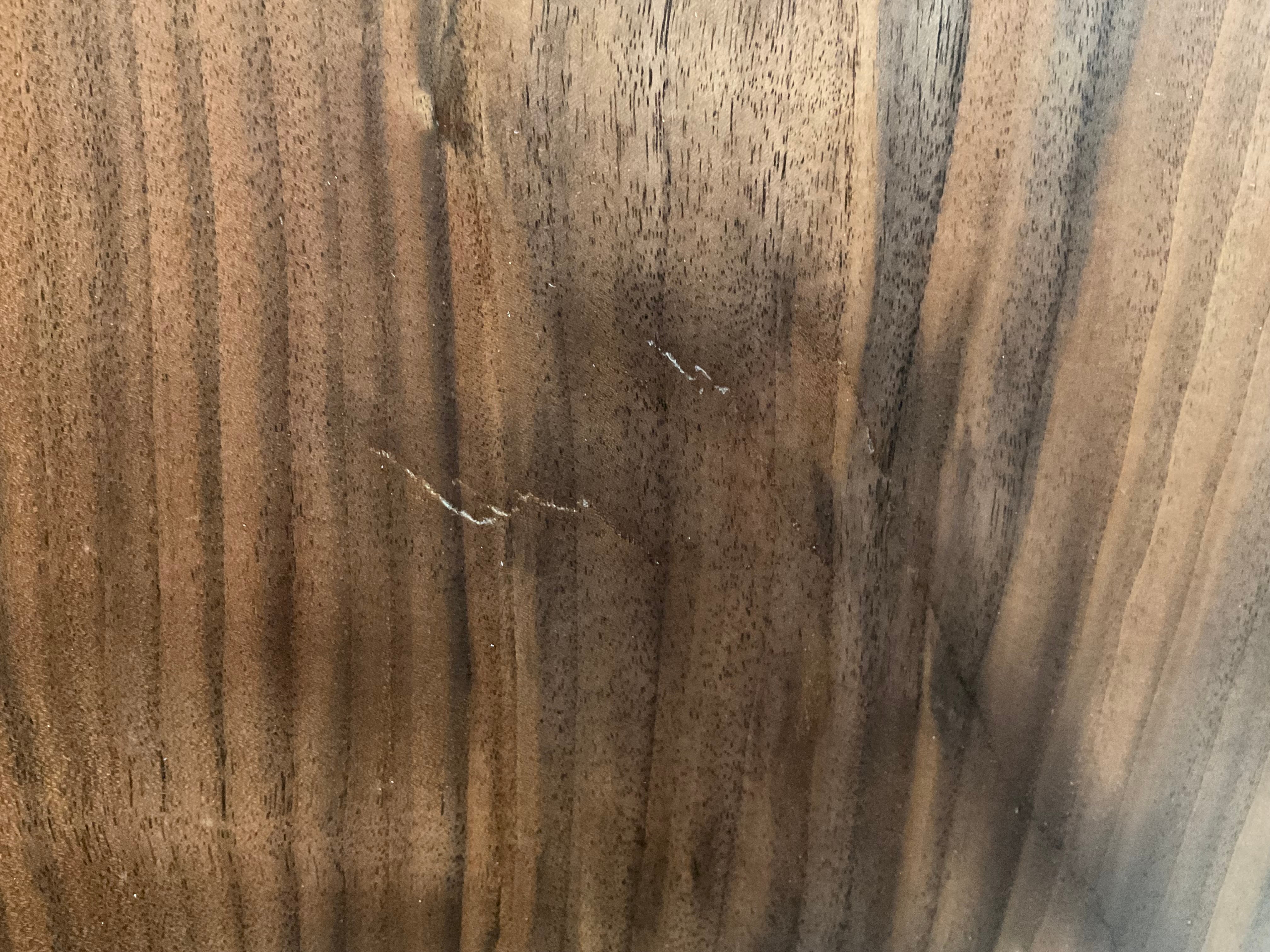 OUTLET】ウォールナット_1600×770-970×50_新宿店_テーブル天板/一枚板