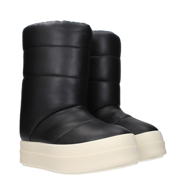 【新品】RICK OWENS リックオウエンス メンズ アンクルブーツ レザー ブラック RP02D3857LLP91