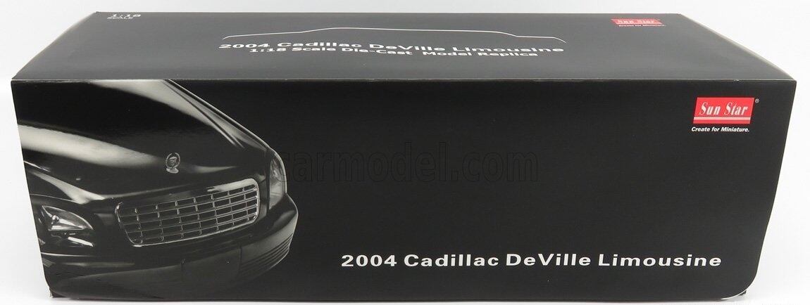 ミニカー アメ車 1/18 キャデラック デビル リムジン SUN-STAR 1/18