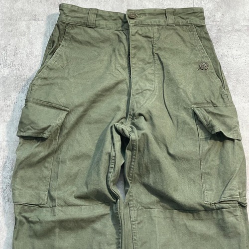 70s フランス軍 実物 F-2 m64 カーゴパンツ 76 M 詳細写真2