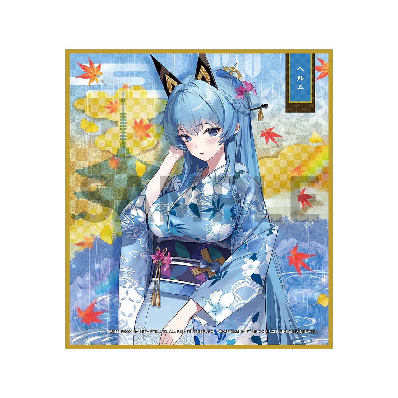 NIKKE トレーディングミニ色紙 BOX（NIKKE in 京都 はんなりスタンプ