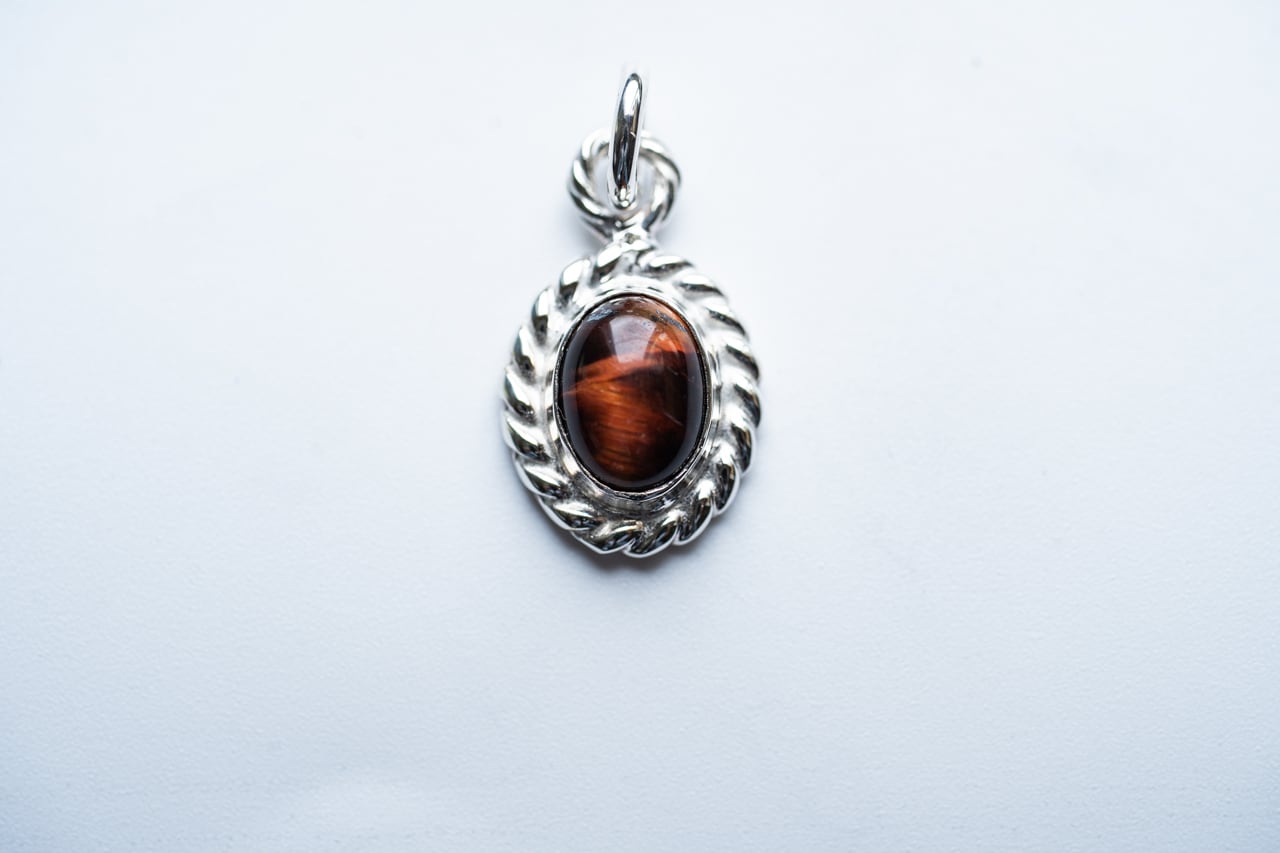 P-097 SV タイガーアイ | WAKAN SILVER SMITH online store