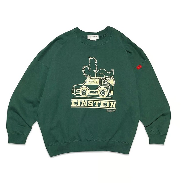 SLEEPY EINSTEIN BIG CREWNECK SWEAT / HEAD GOONIE