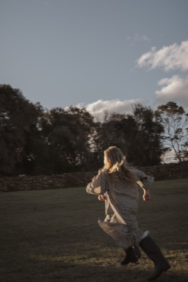 《即納》son and daughter / Obin Maxi Dress 1-2Y/3-4Y