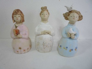 陶人形「trio」臼井信子